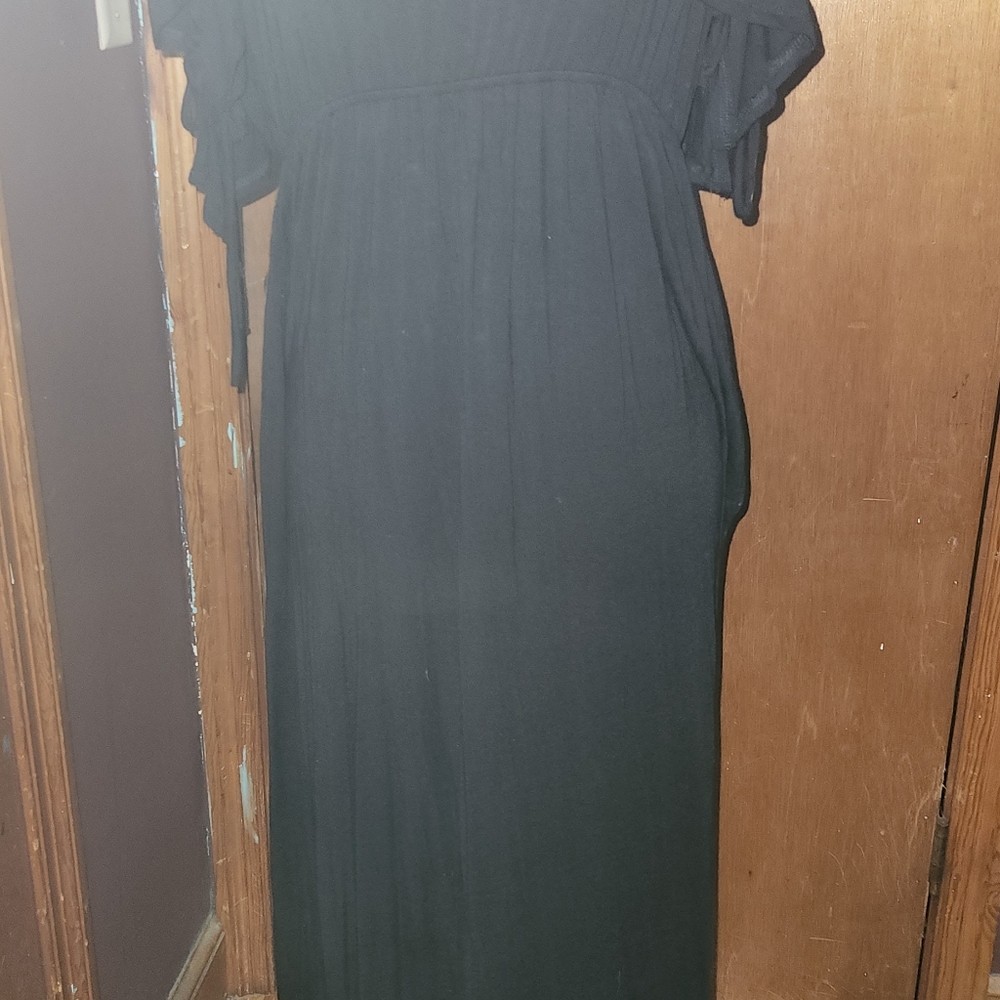 Frida cold shoulder maxi dress